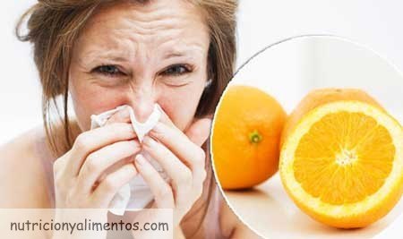 vitamina C en el resfriado y gripe